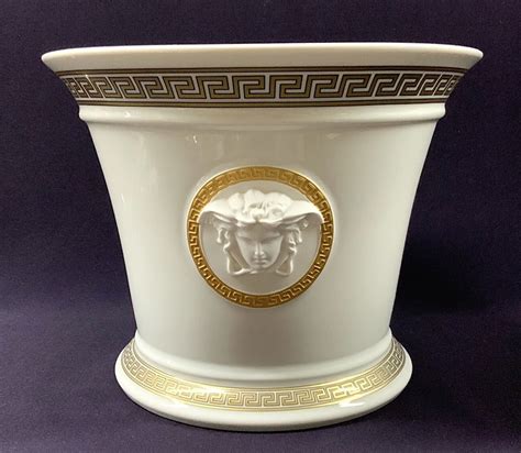 vaso versace gorgona|VERSACE Gorgona Vaso H26cm Porcellana .